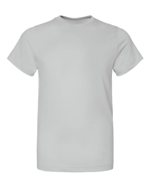 Youth Fine Jersey Tee - Silver Front
