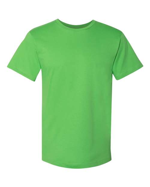 Unisex Fine Jersey Tee - Apple Front