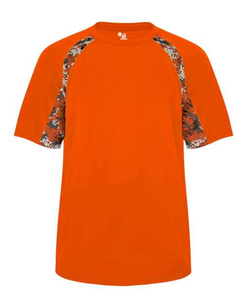Men's Hook Digital T-Shirt - Burnt Orange/ Burnt Orange Front