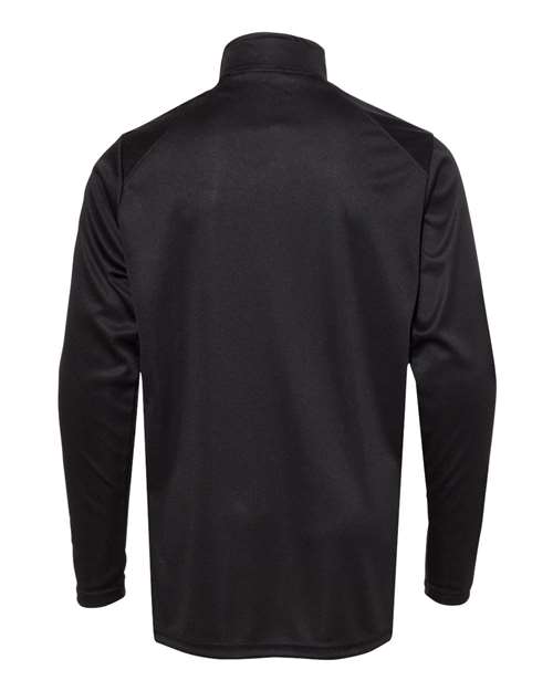 Youth B-Core Quarter-Zip Pullover - Black/ Graphite Back