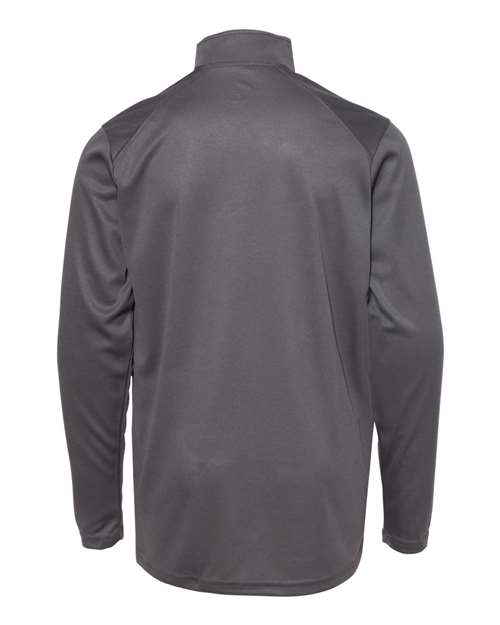 Youth B-Core Quarter-Zip Pullover - Graphite/ Black Back