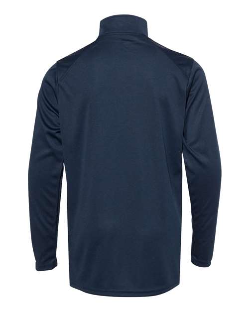 Youth B-Core Quarter-Zip Pullover - Navy/ Graphite Back