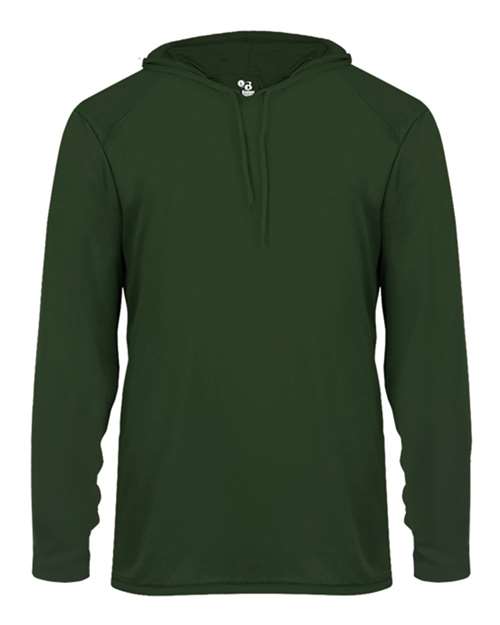 Unisex B-Core Hooded Long Sleeve T-Shirt - Forest Front