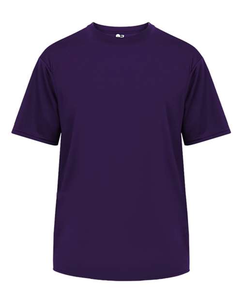Men's B-Tech Cotton-Feel T-Shirt - Purple Front