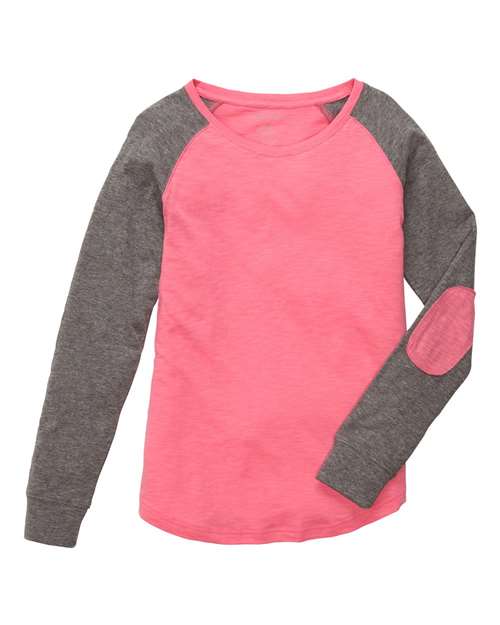 Devon & Jones Women's Hartland Textured Full Zip Sweater - Light Grey Melange Front