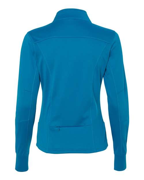 Women's Poly-Tech Full-Zip Track Jacket - Aster Blue Back