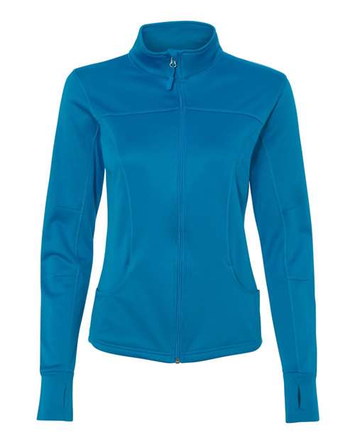 Women's Poly-Tech Full-Zip Track Jacket - Aster Blue Front