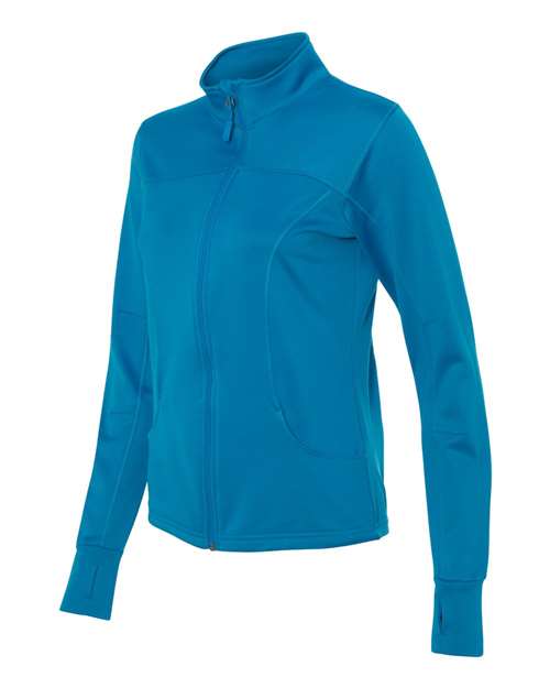 Independent Trading Co. Women's Poly-Tech Full-Zip Track Jacket - Side