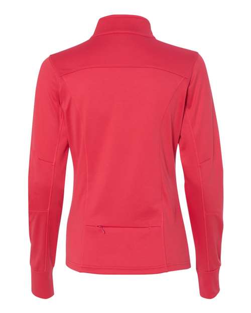 Women's Poly-Tech Full-Zip Track Jacket - Coral Back