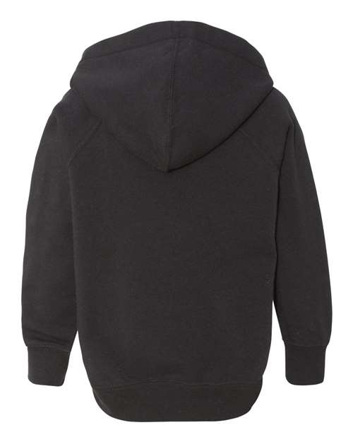 Toddler Special Blend Hooded Raglan Sweatshirt - Black Back