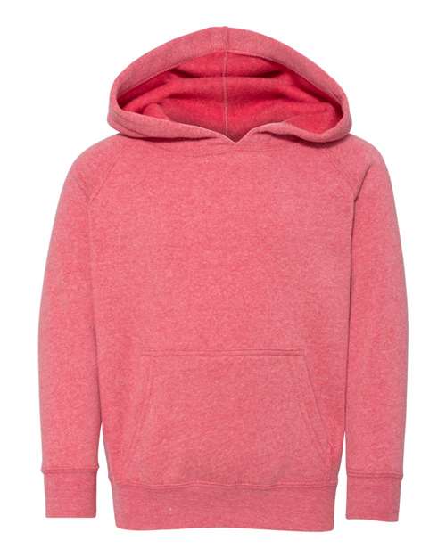 Toddler Special Blend Hooded Raglan Sweatshirt - Pomegranate Front