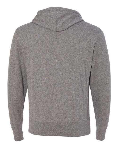 Unisex Midweight French Terry Hooded Sweatshirt - Salt & Pepper Back