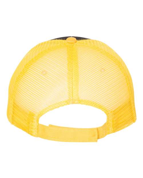 Sandwich Trucker Cap - Black/ Gold Back