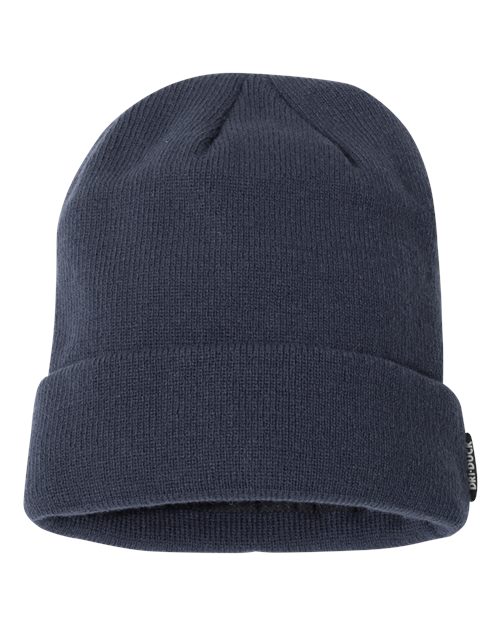 Basecamp Performance Cuffed Beanie - Deep Blue Front