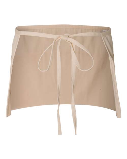 Waist Apron with Pockets - Natural Back