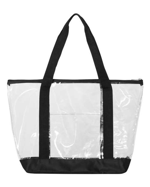 Clear Boat Tote - Black Back