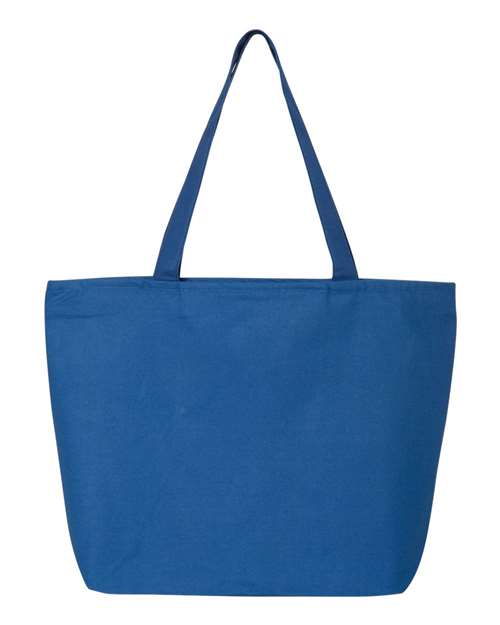 25L Zippered Tote - Royal Back