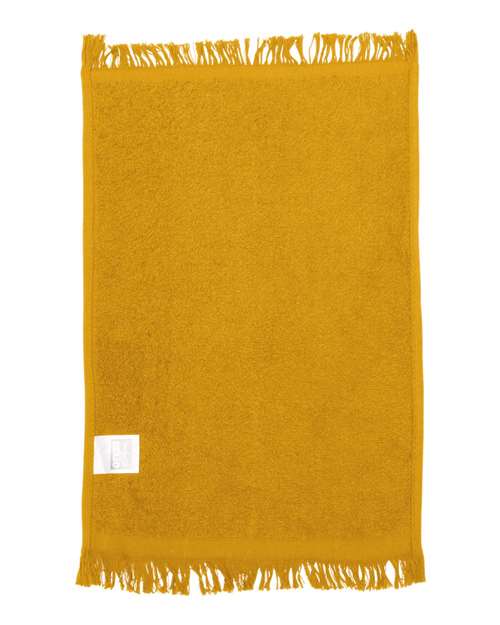 Fringed Fingertip Towel - Gold Back