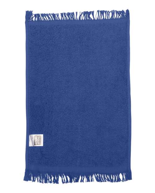 Fringed Fingertip Towel - Royal Back
