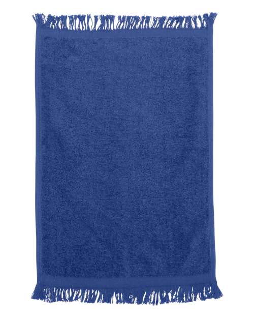 Fringed Fingertip Towel - Royal Front