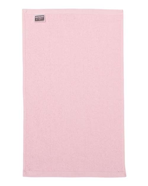 Budget Rally Towel - Light Pink Back