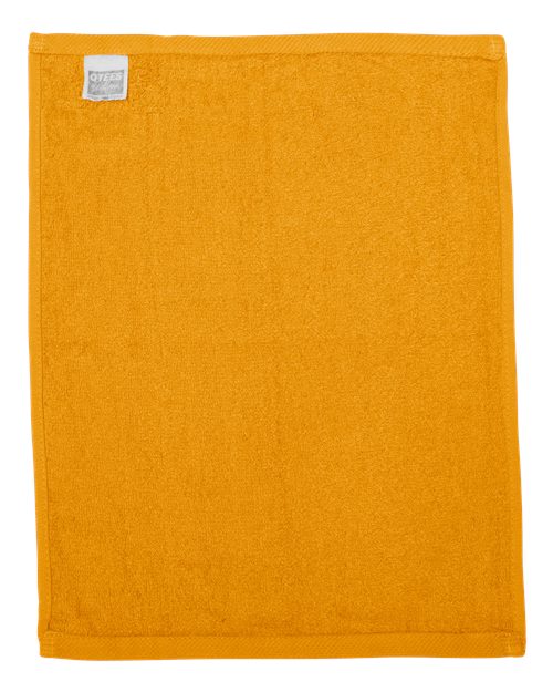 Hemmed Fingertip Towel - Gold Back