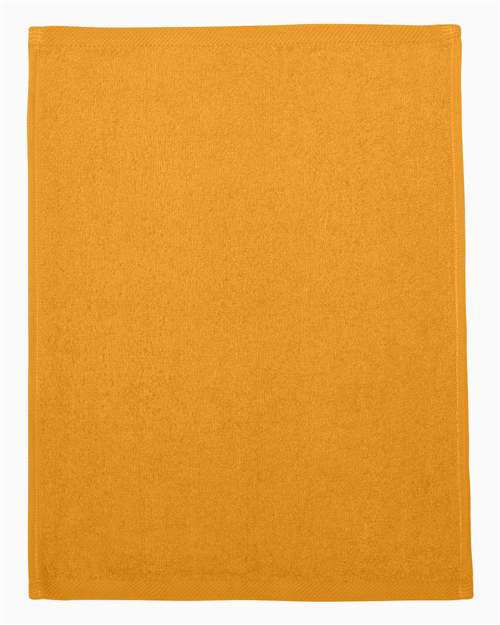 Hemmed Fingertip Towel - Gold Front