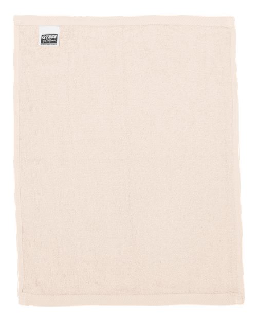 Hemmed Fingertip Towel - Natural Back