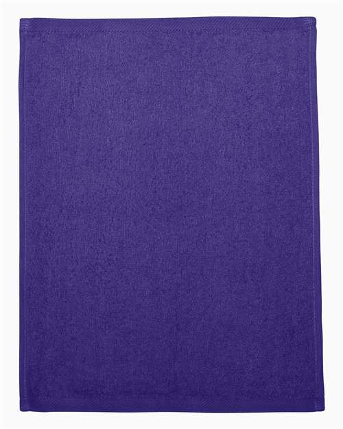 Hemmed Fingertip Towel - Purple Front