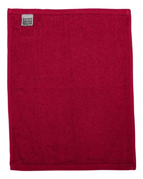 Hemmed Fingertip Towel - Red Back