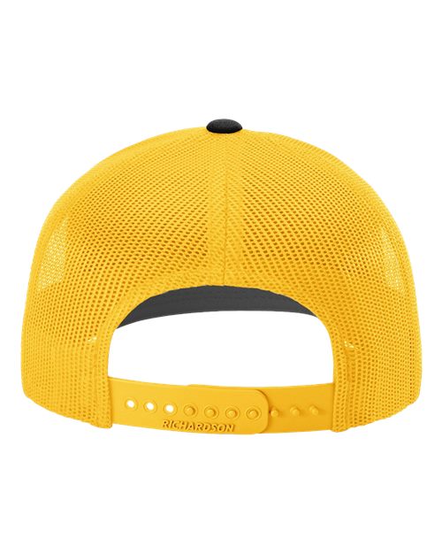Snapback Trucker Cap - Black/ Gold Back