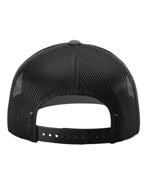 Snapback Trucker Cap - Charcoal/ Black Back