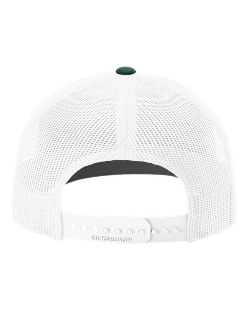 Snapback Trucker Cap - Dark Green/ White Back