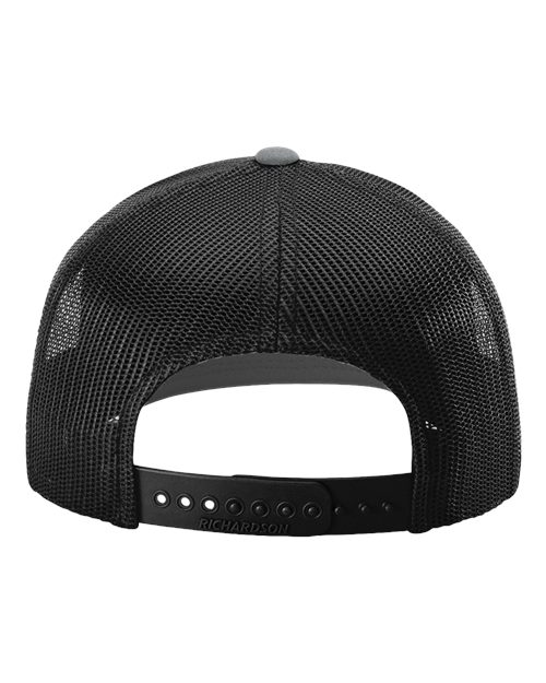 Snapback Trucker Cap - Heather Grey/ Black Back