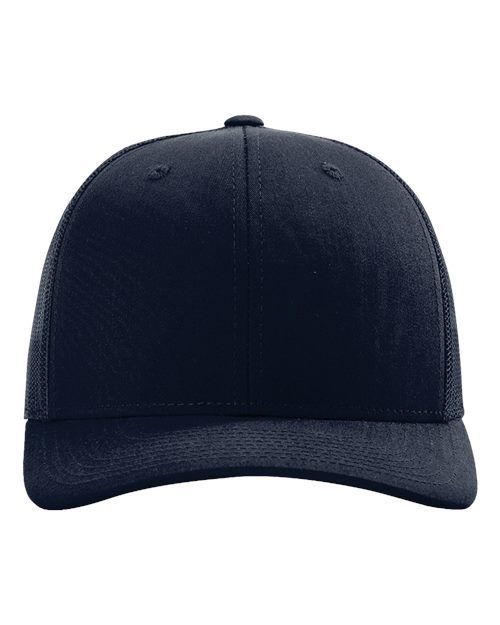 Snapback Trucker Cap - Navy Front
