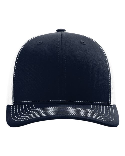 Snapback Trucker Cap - Navy/ White Front