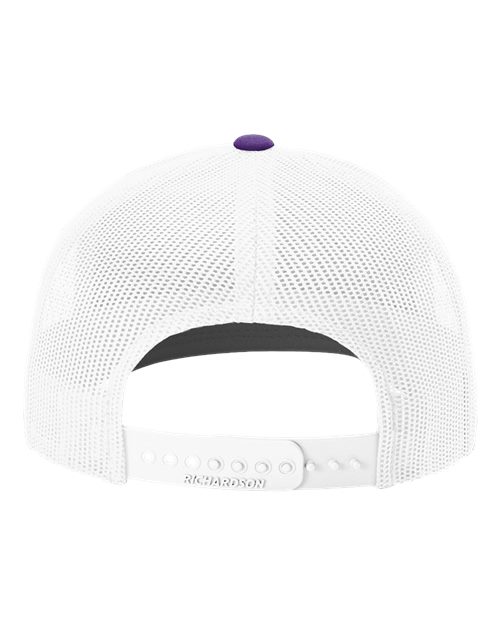 Snapback Trucker Cap - Purple/ White Back