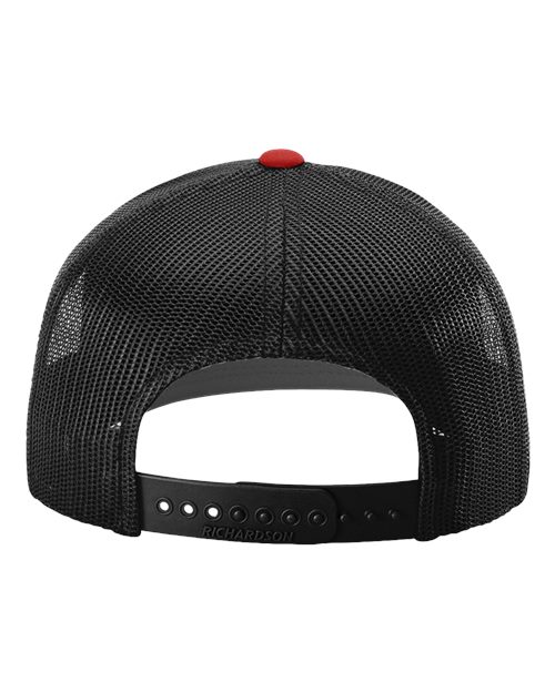 Snapback Trucker Cap - Red/ Black Back
