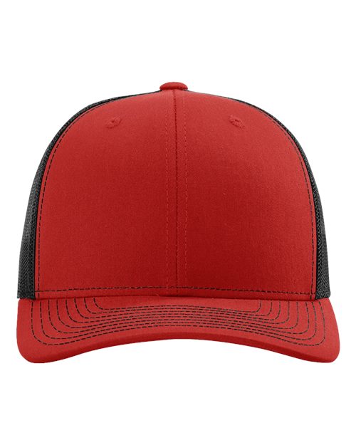 Snapback Trucker Cap - Red/ Black Front