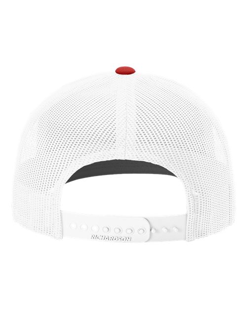 Snapback Trucker Cap - Red/ White Back