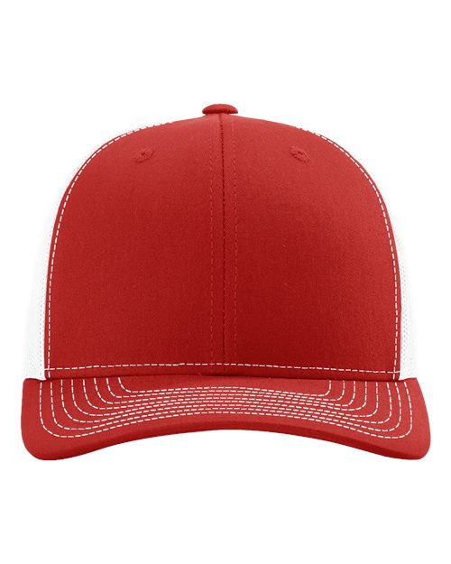 Snapback Trucker Cap - Red/ White Front