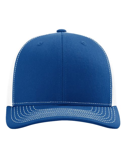 Snapback Trucker Cap - Royal/ White Front