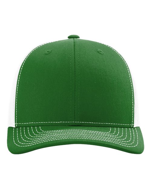 Snapback Trucker Cap - Kelly/ White Front