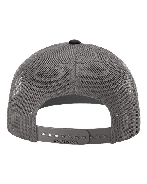 Snapback Trucker Cap - Grey/ Charcoal/ Black Back