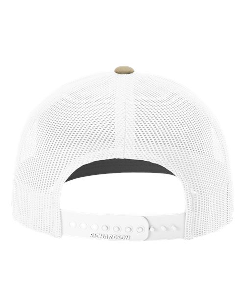 Snapback Trucker Cap - Khaki/ White Back