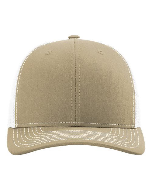 Snapback Trucker Cap - Khaki/ White Front