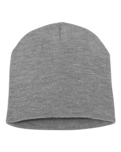 8 1/2" Beanie - Heather Front