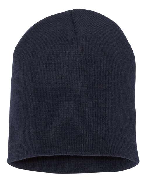8 1/2" Beanie - Navy Back