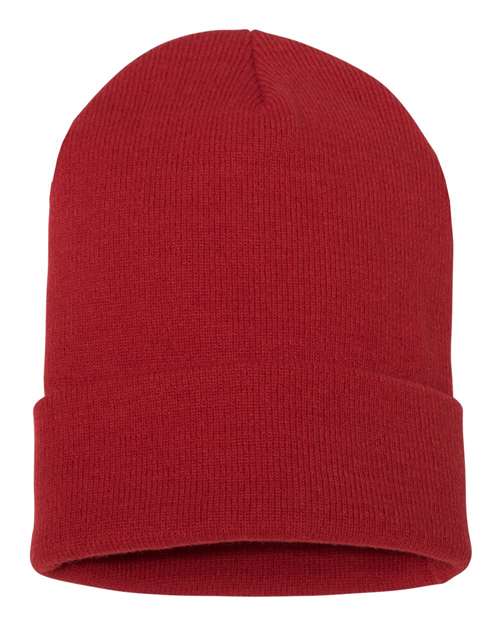 Cuffed Beanie - Red Back