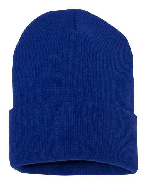Cuffed Beanie - Royal Front